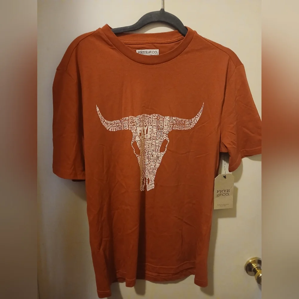 FRYE AND CO. Rust Short Sleeve Tee - Picture 1 of 3
